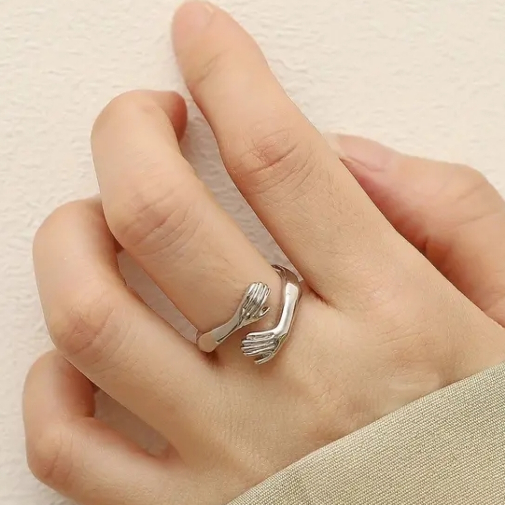 Hugging Hands ring